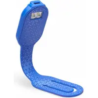 Thinking Gifts Flexilight RC (Blue Hexagonal) - Lampe de lecture rechargeable - 2 en 1 lampe de lecture & marque-page - Lampe de lecture LED - Cadeau pour les lecteurs, les amoureux des livres - Edition française