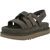 Ugg Sandales Goldenstar Gleam pour femme, en cuir suédé, avec fermeture velcro, taille 38 (EU)