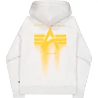 Alpha industries Spray Print Hoodie Gris 2XL Homme
