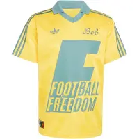 Adidas Maillot 'Bob Marley' bleu-gris / jaune