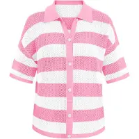 Imily Bela Cardigan rose / blanc