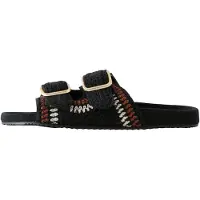 Next Mule marron / noir / blanc