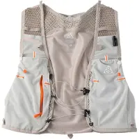 Nike - Gilet de trail - Vest 5L Grey/Orange/Black en Nylon - Taille XL - Gris