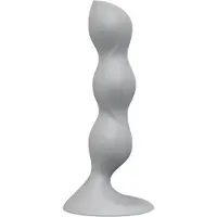 Satisfyer - Dildo à billes - Perles stimulantes - Silicone gris