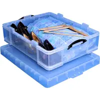 Really Useful Box Boîte de rangement 70 litres transparente