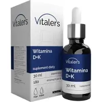 Vitaler's Vitamine D3 2000 UI + K2-MK7 75 µg gouttes Vitaler – 30 ml
