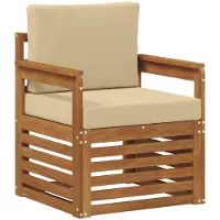 vidaXL Ensemble de canapés d'extérieur en bois d'acacia massif et polyester