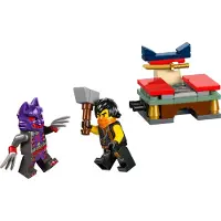 LEGO Terrain d'entraînement du tournoi et duel entre Kai et le temple de Rapton - Sachet 30675