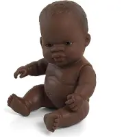Miniland Poupée Bébé Africaine 21 Cm