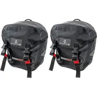 M-Wave Sacoches de vélo MANITOBA Set - 2 sacoches latérales de 12,5 litres chacune, imperméables...