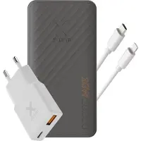 Xtorm SuperCharge PowerBank 20000mAh + 33W Go2 SlimLine Charger + USB-C naar Lightning Kabel