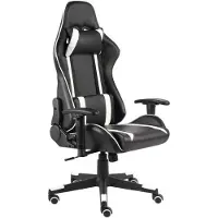 Syfax Chaise de jeu pivotante Blanc PVC