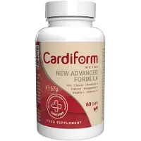 IncHealth GmbH Cardiform - 60 gélules hautement dosées - Recette originale suisse - Végétalien et végétal avec 22 vitamines et minéraux - Lot de 1