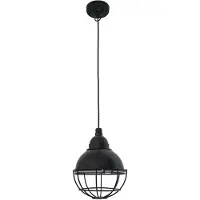 Faro Claire suspension noire 1 ampoule