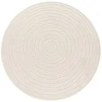Tapis.fr Tapis d'intérieur & extérieur Cotara crème 160 cm rond