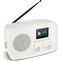 Medion MD89288, Personnel, DAB+, FM, 5 W, Écran TFT, 6,1 cm (2,4 pouces), Blanc
