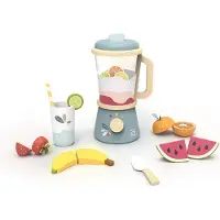 Speedy Monkey Mixeur en bois multicolore,