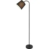 Rabalux 6640 Lampadaire Godric, E27, noir, rond, moderne, ø200mm
