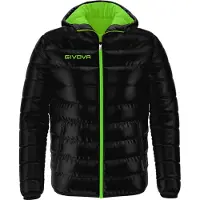 Givova L NERO/VERDE FLUO|Olanda Jacke G013-1034