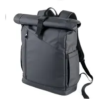 Troika BBL51/BK Sac à dos à roulettes ROLL TOP NOIR