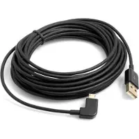System-S Câble Micro USB droit coudé mâle vers USB 2.0 type A (male) env. 5m