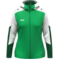 Jako Veste à capuche femme Dynamic - 6870D, Couleur:vert/blanc/vert foncé, Taille:L (42/44)