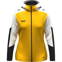 Jako Veste à capuche femme Dynamic - 6870D, Couleur:jaune/blanc/noir, Taille:S (34/36)