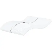 Syfax Matelas en mousse blanc 200x210 cm dureté H2 H3