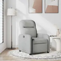 vidaXL Fauteuil Relax Design Gris Nuage Tissu, Fauteuil Classique 2024 Nouveau