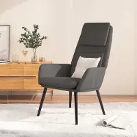 Prolenta Maison Exclusive - Fauteuil relax tissu gris foncé