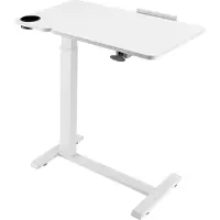 SucceBuy Table de chevet Table d'appoint pour ordinateur portable avec porte-gobelet pour lit