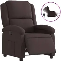 Sonstiges Fauteuil inclinable électrique Marron foncé Tissu