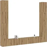 Prolenta Maison Exclusive - Meubles TV muraux 6 pcs chêne artisanal bois d'ingénierie
