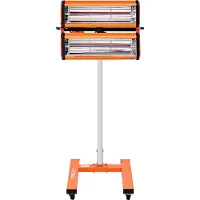 Vevor Lampe infrarouge haute puissance de 2200 W pour le séchage automatique et le chauffage de la carrosserie