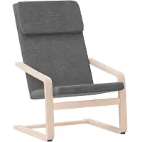Syfax Fauteuil relax Tissu gris foncé