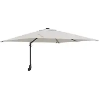 Syfax Parasol de jardin Sable 248,5 x 247,5 x 160 cm