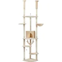 OEM Arbre à chat à hauteur de sol, 5 étages, construction robuste , AMT0119BG-HW