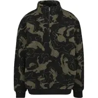 Urban Classics Pull-over kaki / noir