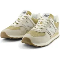 New Balance Baskets basses '574' camel / taupe / blanc