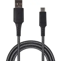 2GO 795822 USB Ladekabel "Xtreme"-schwarz-100cm für USB Type C 3.1