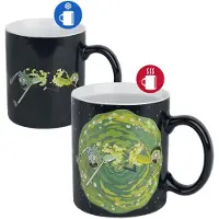Rick And Morty Mug de - Portail - Mug Thermo-Réactif - pour Indifférent - multicolore - Taille Standard