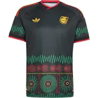 Adidas Maillot 'Jamaika 26 x Bob Marley' jaune / émeraude / rouge / noir