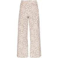 Garcia Pantalon beige / marron / rose