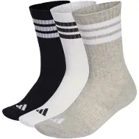 Adidas Chaussettes '3-Stripes Cushioned Crew 3 Pair Pack' taupe / noir / blanc