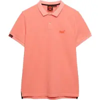 Superdry Vint Destroy Short Sleeve Polo Orange 2XL Homme