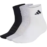 Adidas Chaussettes de sport gris clair / noir / blanc
