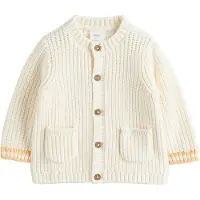 Next Cardigan orange / blanc cassé