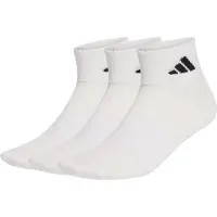 Adidas Chaussettes de sport 'THIN&LIGHT SPORTSWEAR ANKLE 3 PAIR PACK' noir / blanc