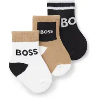 BOSS J53146 Socks 3 Pairs Multicolore EU 19 Garçon