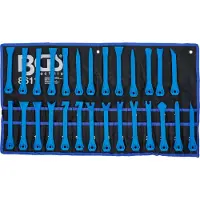 Bgs 8611 Jeu de cales et de racloirs pour moulures, 27 pièces